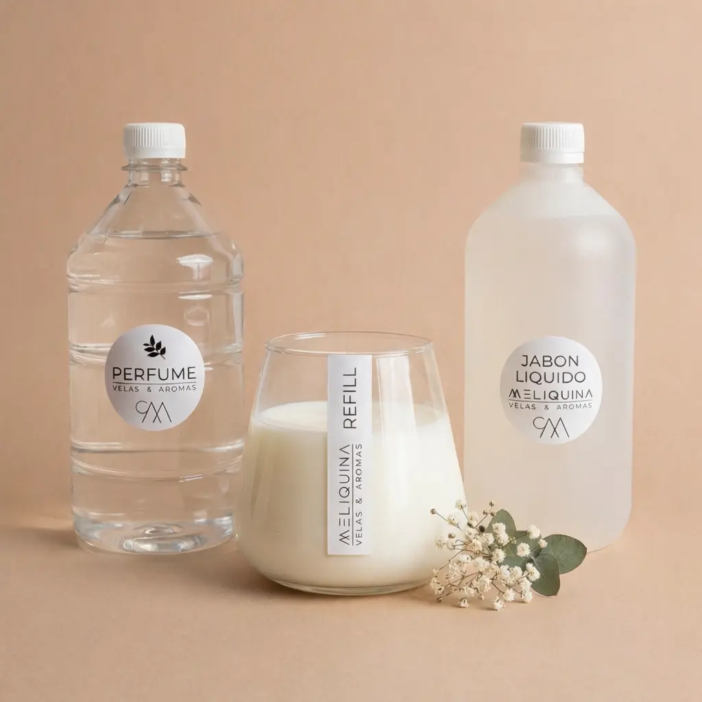 Perfumes por litro Meliquina Natural para hoteles y hosterías