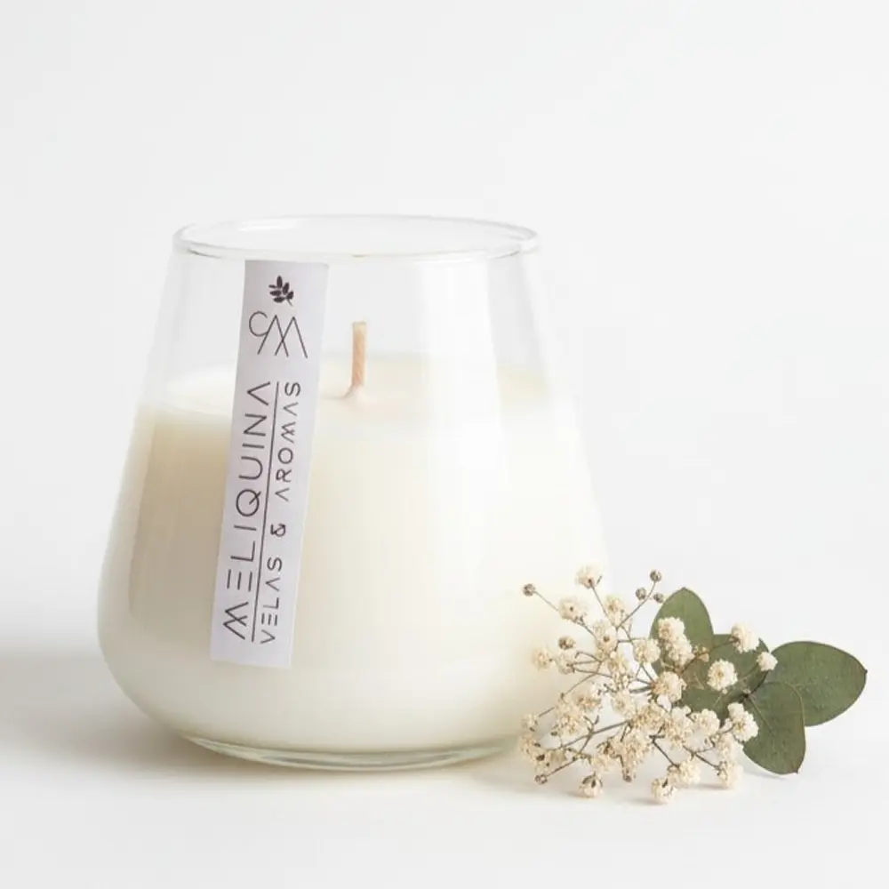 Vela de soja mayorista Alaska 250g Meliquina Natural